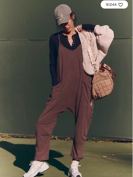 Spiritual Gangster Pants - Spiritual Gangster Brown Relaxed Harem Jumpsuit